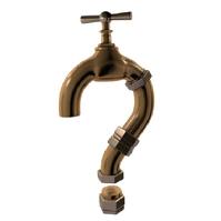 Faucet Question Mark